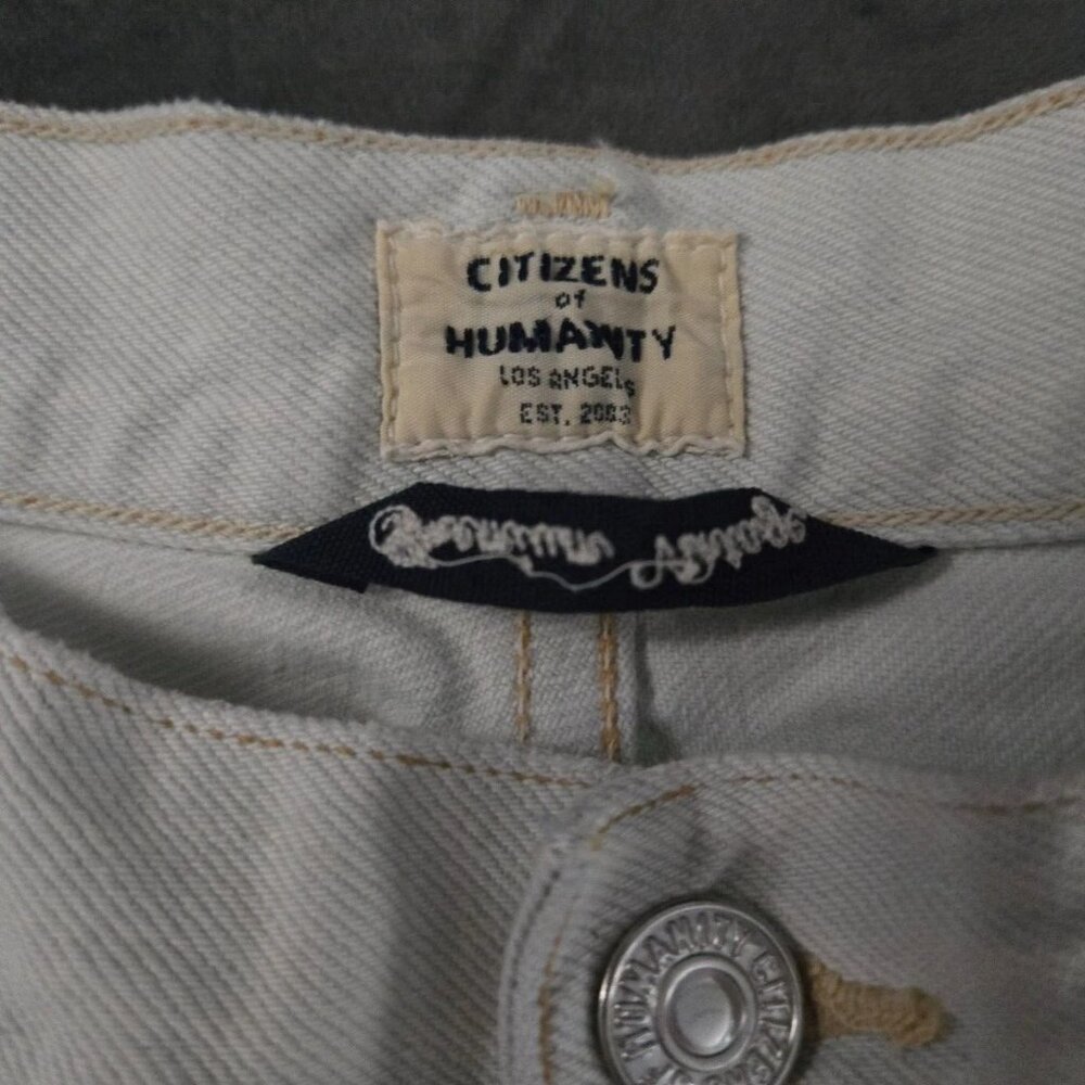 Citizens of Humanity: Liya  Classic Fit Distressed Jeans Fresh Water NWT